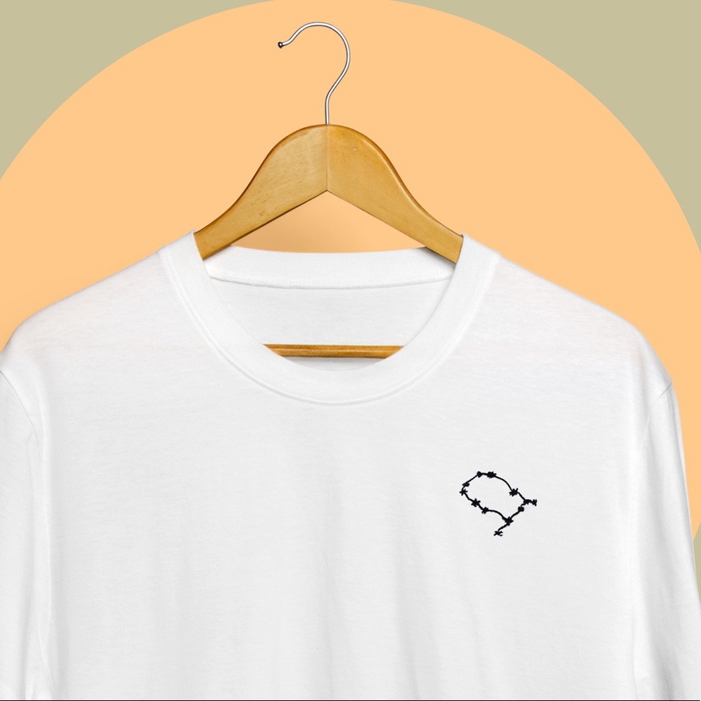 ‘Gemini’ Handmade Embroidered Tee